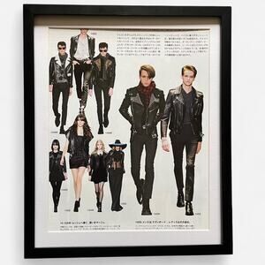 Hedi Slimane Saint Laurent photography framed poster 9x11